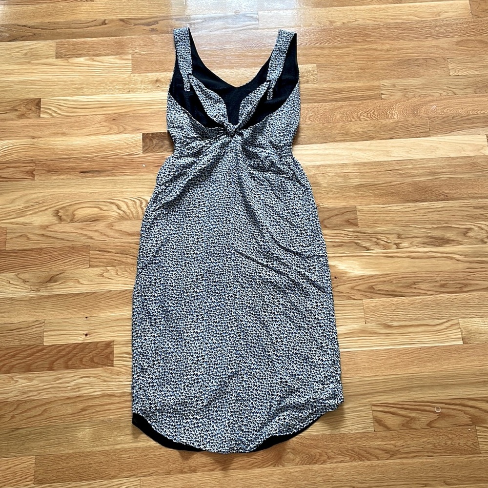 Aritzia Babaton | Silk Adjustable Cross Back Midi Dress | XS - Picture 4 of 13